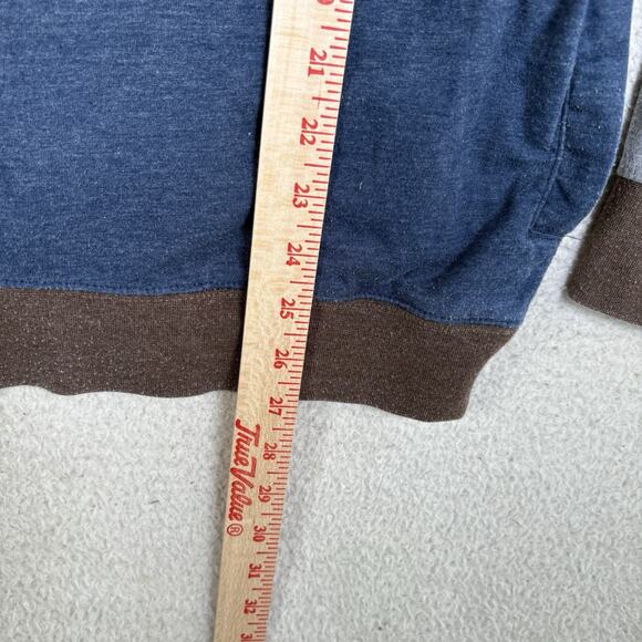 Hippy Tree Anorak Hoodie Mens Medium Gray Blue Surf Beach Pullover HippyTree - Picture 8 of 16